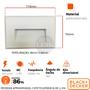 Imagem de Kit 10 Balizador Parede Embutir 2w 4x2 Branco Quente 3000k IP65