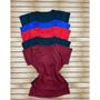 Imagem de kit 10 Blusa T-Shirt feminina malha canelada  t-shirt
