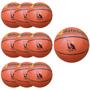 Imagem de Kit 10 Bola de Basquete Oficial Profissional Tam 5.8 LSB +NF