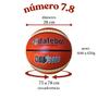 Imagem de Kit 10 Bola de Basquete Oficial Profissional Tam 7.8 LSB +NF