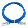 Imagem de Kit 10 cabos patch cord gigalan cat6 - 1,5m azul furukawa