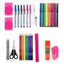 Imagem de Kit 10 Caderno Capa Dura Grande A4 Arame Com 40 Materiais