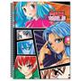Imagem de Kit 10 Cadernos Anime Grande Arame Capa Dura Com 40 Itens