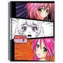 Imagem de Kit 10 Cadernos Anime Grande Arame Capa Dura Com 40 Itens