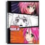 Imagem de Kit 10 Cadernos Anime Grande Arame Capa Dura Com 40 Itens