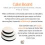 Imagem de Kit 10 Cake Board 25cm Tabuleiro Bolo Mdf 3mm Redondo Confeitaria