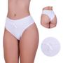 Imagem de Kit 10 Calcinha de Algodão Tanga Cós Alto Duplo Modeladora Raquel