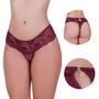 Imagem de Kit 10 Calcinha de Renda e Biju Tanga Lingerie Pingente