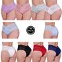 Imagem de Kit 10 Calcinha Plus Size de Renda Tanga Grande 46 48 50 52 54 - c5 KIT 10 CALCINHAS TALITA