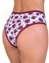 Imagem de Kit 10 Calcinhas Estilo Tangão Cotton Algodão Estampado Cintura Alta Confortável