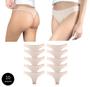 Imagem de Kit 10 Calcinhas Fio Dental Try Basics Algodão Cotton Básica Lisa Moda Lingerie