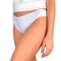 Imagem de Kit 10 Calcinhas Fio Dental Try Basics Algodão Cotton Básica Lisa Moda Lingerie