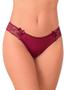 Imagem de Kit 10 Calcinhas Tangas Vip Lingerie em Microfibra com Renda
