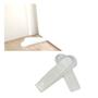 Imagem de Kit 10 Calço de Porta Janela Cunha Trava Porta de PVC branco