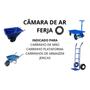 Imagem de Kit 10 Câmara De Ar Para Carrinho De Mão 3,25 X 8 Ferjá - 10 Uni