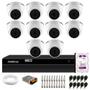 Imagem de Kit 10 Câmeras Dome VHL 1220 D G2 HDCVI 2mp Full HD 1080p + DVR Intelbras MHDX 1316 Full HD 16 Canais Multi HD + HD 2TB