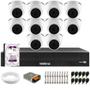 Imagem de Kit 10 Câmeras Intelbras VHD 1220 D G7 Dome Full HD 1080p Lente 2.8mm Visão Noturna 20m + Dvr Intelbras MHDX 3116-C 16 Canais + HD 1TB Purple