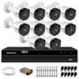 Imagem de Kit 10 Câmeras Intelbras VHD 3230 Bullet G7 Full HD 1080p, Lente 3.6mm, Visão Noturna 30m, IP67 + DVR Intelbras MHDX 1216 Full HD 16 Canais Multi HD