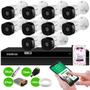 Imagem de Kit 10 Câmeras Intelbras VHL 1120 Bullet HDCVI Lite, HD 720p, Visão Noturna 20m, IP66 + DVR Intelbras MHDX 1216 Full HD 16 Canais + HD 2TB