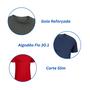 Imagem de Kit 10 Camiseta Basica Masculina Slim Justa Casual Algodão