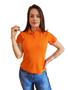 Imagem de Kit 10 Camisetas polo feminina slim basica para uniforme modelo baby look