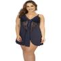 Imagem de Kit 10 Camisolas Renda Plus Size Abertura Soltinha Curta