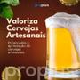 Imagem de Kit 10 Caneca Chopp 380Ml Vidro Copo Cerveja Canelada Zero