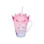 Imagem de Kit 10 Caneca com Canudo e Tampa Coroa Frozen 360ml