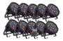 Imagem de Kit 10 Canhao De Led 18 Leds 1w Rgb Dmx Iluminacao Dj Festa