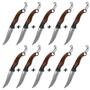 Imagem de Kit 10 Canivetes Xingu XV3094 - Cabo Madeira