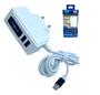 Imagem de Kit 10 Carregador Inova Prime 3.1a V8 2 Usb Atacado