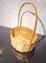 Imagem de kit 10 cestas oval de bambu 25cm pra cestas de natal pascoa dias dos namorados mães