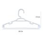 Imagem de Kit 10 Cestos retangular + 20 Cabides Transparente Infantil