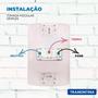 Imagem de Kit 10 Cj 4X2 1 Interruptor Simples Horiz Tramontina 6 A 25