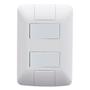 Imagem de Kit 10 Cj 4X2 2 Interruptor Simples Tramontina Aria 6 A 250V