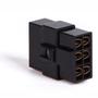Imagem de Kit 10 Conector 6 Vias Technoise Com Trava Macho E Fêmea Som