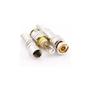 Imagem de Kit 10 Conector Bnc Com Mola Macho Para Cftv Camera Gold