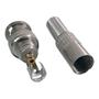 Imagem de Kit 10 Conector Bnc Com Mola Macho Para Cftv Camera