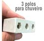 Imagem de kit 10 Conector Chuveiro 5500w 6800w 7500w 7700w  Tripolar