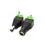 Imagem de Kit 10 Conector Plug P4 5macho+5fêmea Para Cftv Câmera