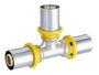 Imagem de Kit 10 Conector Te Pex Multicamadas Gás 20 X 1/2 (I) X 20Mm