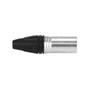 Imagem de Kit 10 Conector Xlr Canon Macho Metal Mxt 3 Pinos Resistente Cor Preto