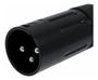 Imagem de Kit 10 Conector Xlr Canon Macho Preto Q-12 Bk Csr