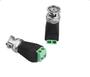 Imagem de Kit 10 Conectores Bnc Macho Com Borne + 10 Plug P4 Macho