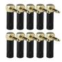 Imagem de Kit 10 Conectores Plug P2 Stereo 90 Angulado Linha Pro Mxt Cor Dourado Com Preto