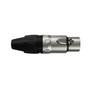 Imagem de Kit 10 Conectores Xlr 5 Plug Macho + 5 Plug Fêmea 3 Polos Wireconex WC-1013 WC-1003