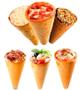 Imagem de Kit 10 Cones 12cm Para Produção De Pizza Cone Gastrobel