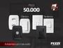 Imagem de Kit 10 conjunto 1 interruptor simples + 1 tomada 2p+t 20a pezzi preto classica