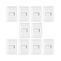 Imagem de Kit 10 Conjunto 4x2 Interruptor Paralelo M5a03 Thesi Bticino
