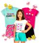 Imagem de Kit 10 Conjunto Infantil Feminino Roupa de Verão Menina